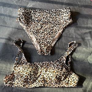 Animal print high waisted bikini from Target